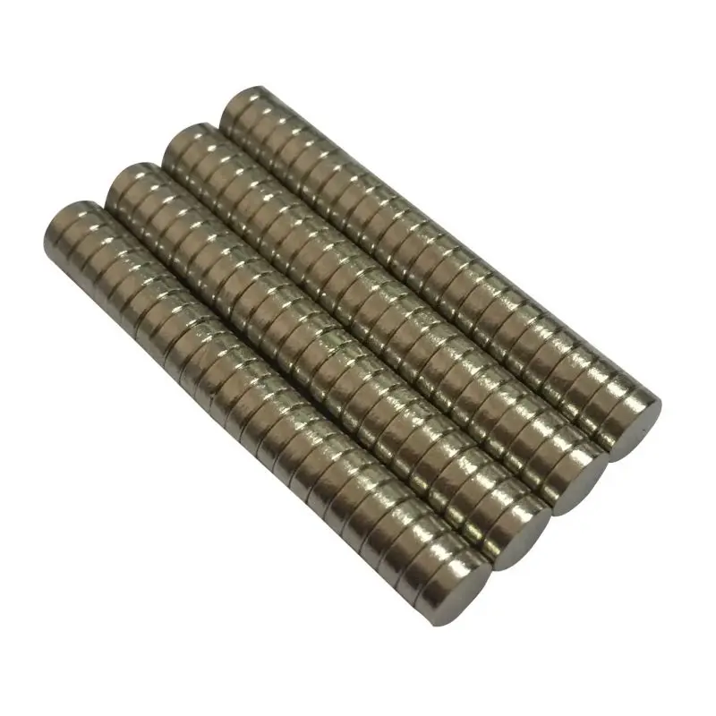 

50 pcs N50 6mm x 2mm Neodymium Magnets Strong Rare Earth NdFeB Magnet Craft Model Disc Sheet Fridge Newest