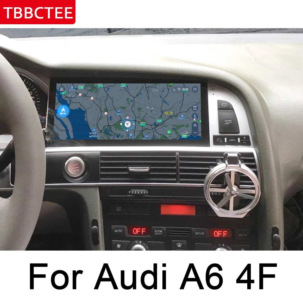 Для Audi A6 4F 2005~ 2009 MMI автомобильный Android радио gps мультимедийный плеер стиль Навигация WiFi BT сенсорный экран стерео карта