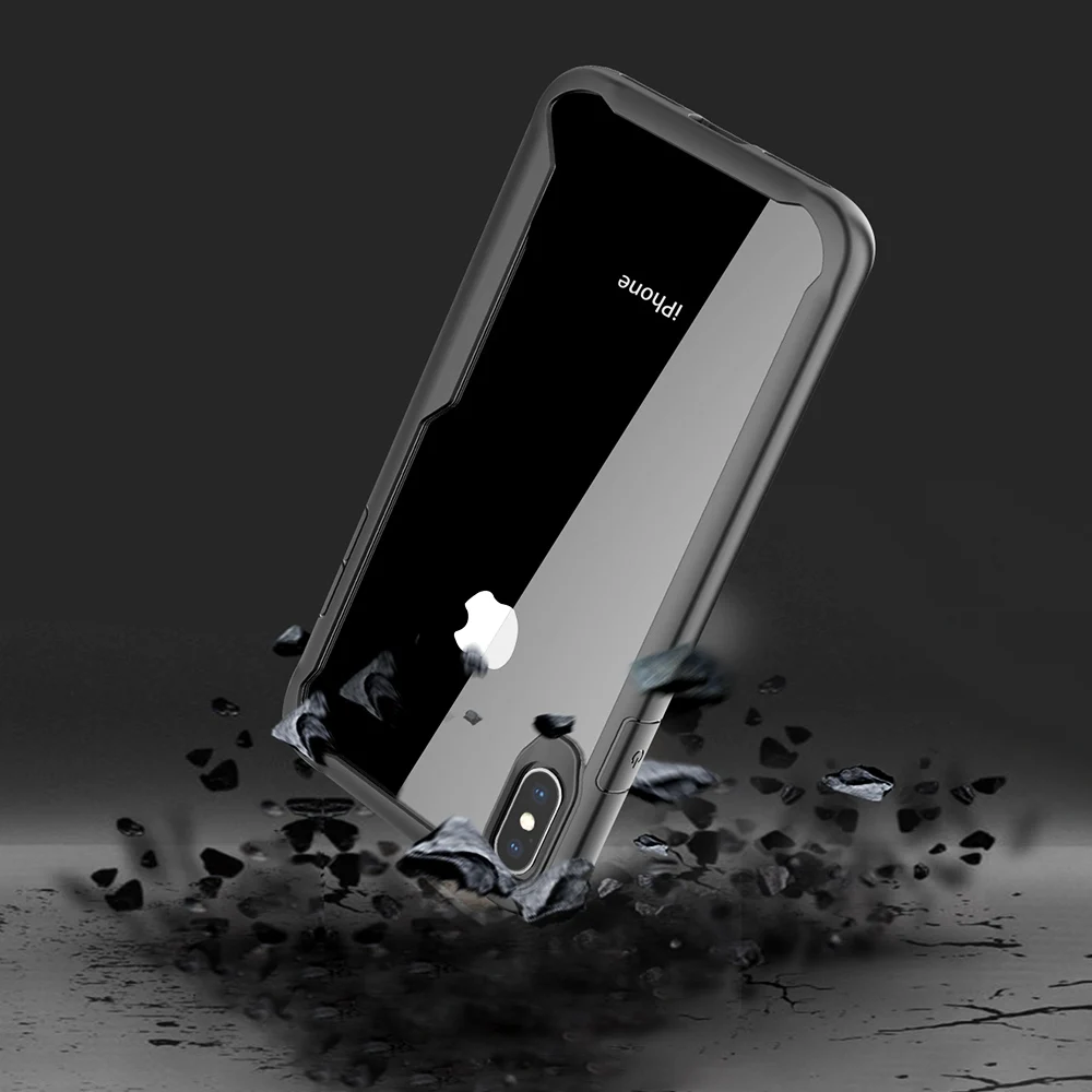 

Phone Case For iPhone XR XS Max Case AcrylicTransparent Shockproof Cover For iPhone 7 8 6 6s 5s SE Coque For iPhone X 7 8 Plus