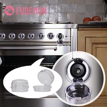 EUDEMON 6 uds Protección infantil cocina de hogar Cocina de horno de gas botón perilla interruptor de Control cubierta protectora bloqueo de seguridad