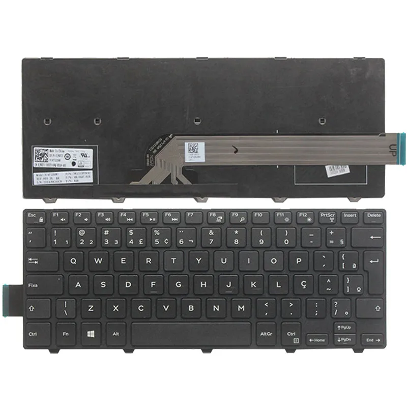 Новая Бразильская Клавиатура для ноутбука DELL 14 3000 5000 14MR MD PD LR 3446 3447 3442 5442 5447 BR |