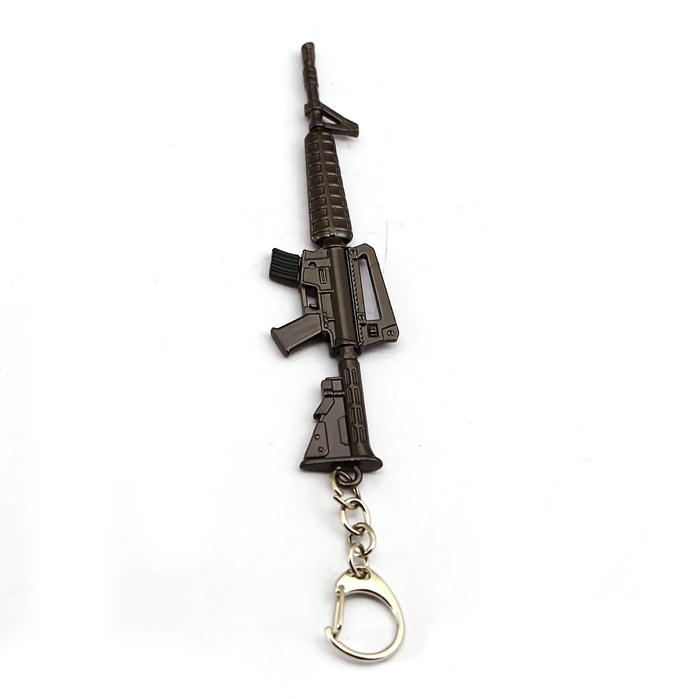 Брелок с рисунком из игры 12 см ружье Боевая винтовка Royale 13 Modles Fortress брелок металлический для мужчин и женщин сумка Chveiro llavero ювелирные изделия - Цвет: BL1 12cm