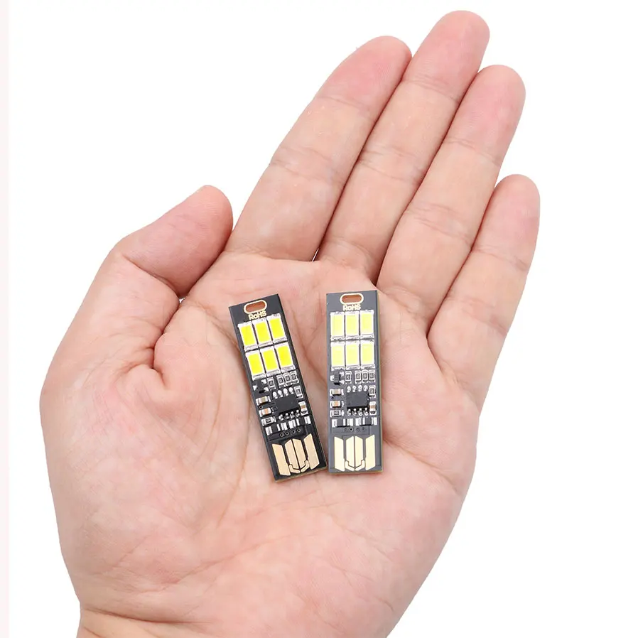 Портативная Светодиодная лампа kebidumei с мини USB 1 Вт 5 В сенсорный диммер