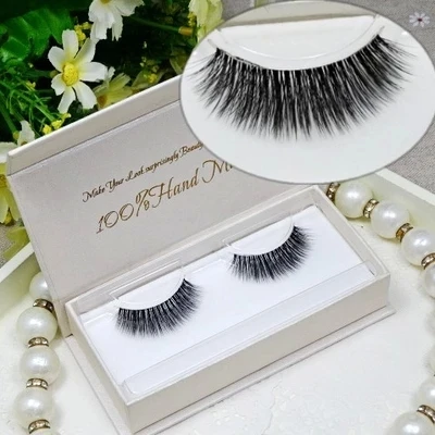 

High-grade crystal transparent terrier 3D multilayer SJ -5 very soft natural thick false eyelash cross eyelash