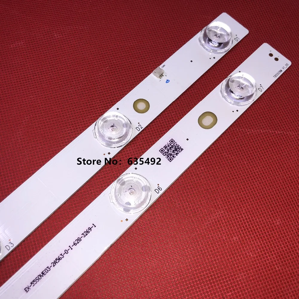 Светодиодный комплект подсветки для P anason ic TX 55DX603E 55DX635E L5EDDYY00849 Darwin LOC/S5 550TV01