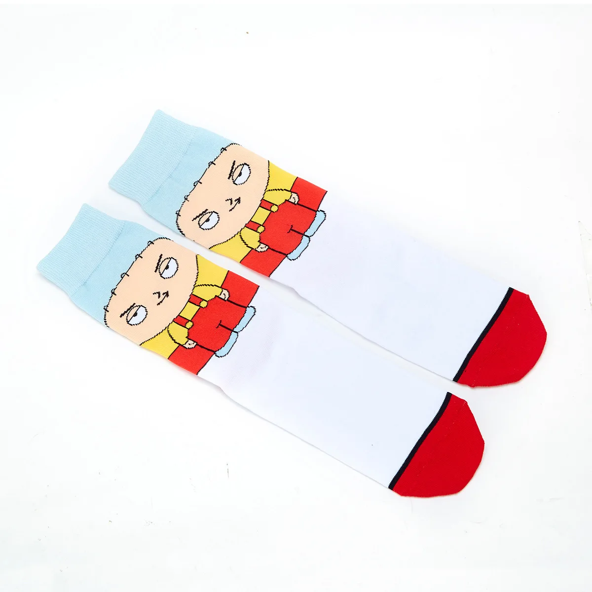 Веселые носки с принтом аниме в стиле Харадзюку; модные носки с забавными рисунками из мультфильмов; яркие удобные хлопковые носки - Цвет: 1