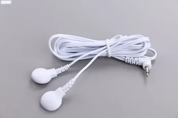 

Free shipping 1000pcs/lot DC 2.5MM 2 in 1 Head electrode wires /cable for digital device and TENS machine