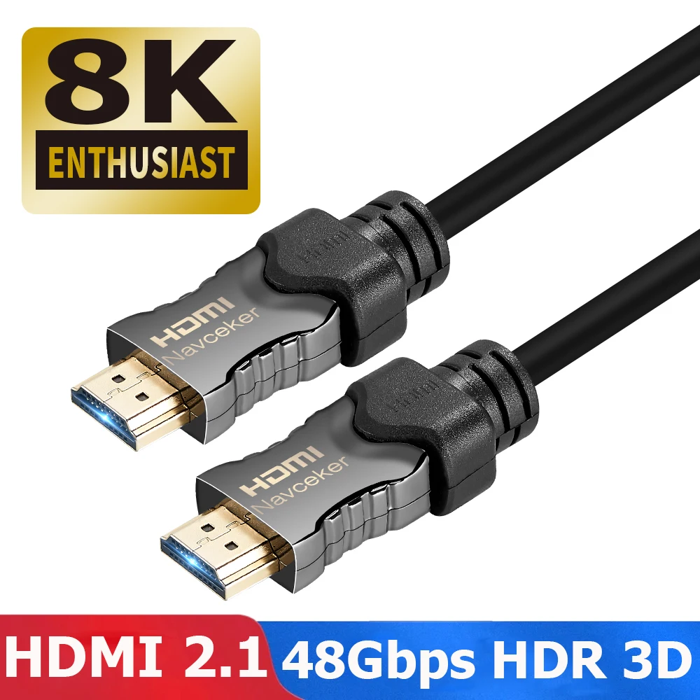 8K HDMI 2,1 кабель 48 Гбит/с 4K@ 120 Гц 2,1 HDMI кабели папа-папа HDMI2.1 кабель динамический HDR UHD HDMI 2,1 кабель для DVD tv