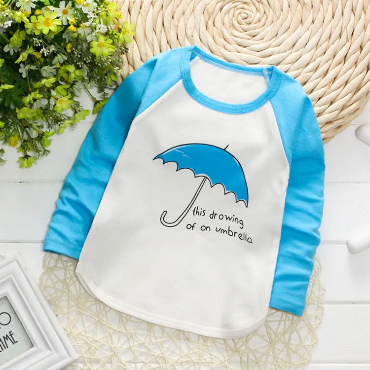 Boys Girls Cartoon Long Sleeve T Shirts Summer Baby Boys Cotton Clothes T Shirts Children Printed Tops Tees Kids Clothing 18M-5T