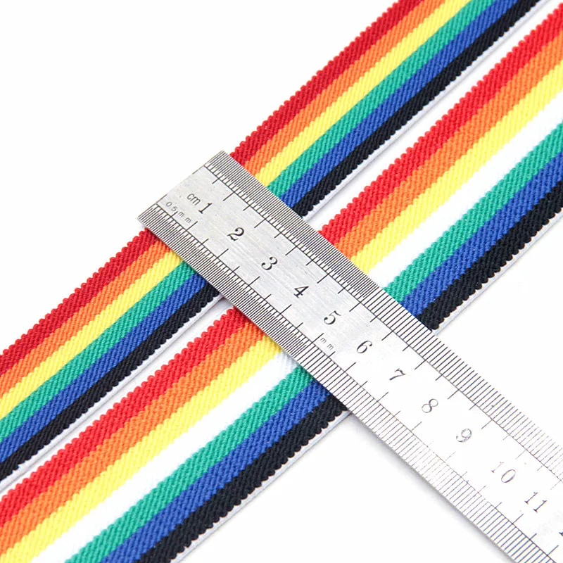 Эластичные ленты 2,5 см 4 см ширина эластичная резинка лента отделка аппликационные швейные принадлежности материал для одежды ремень 1 м