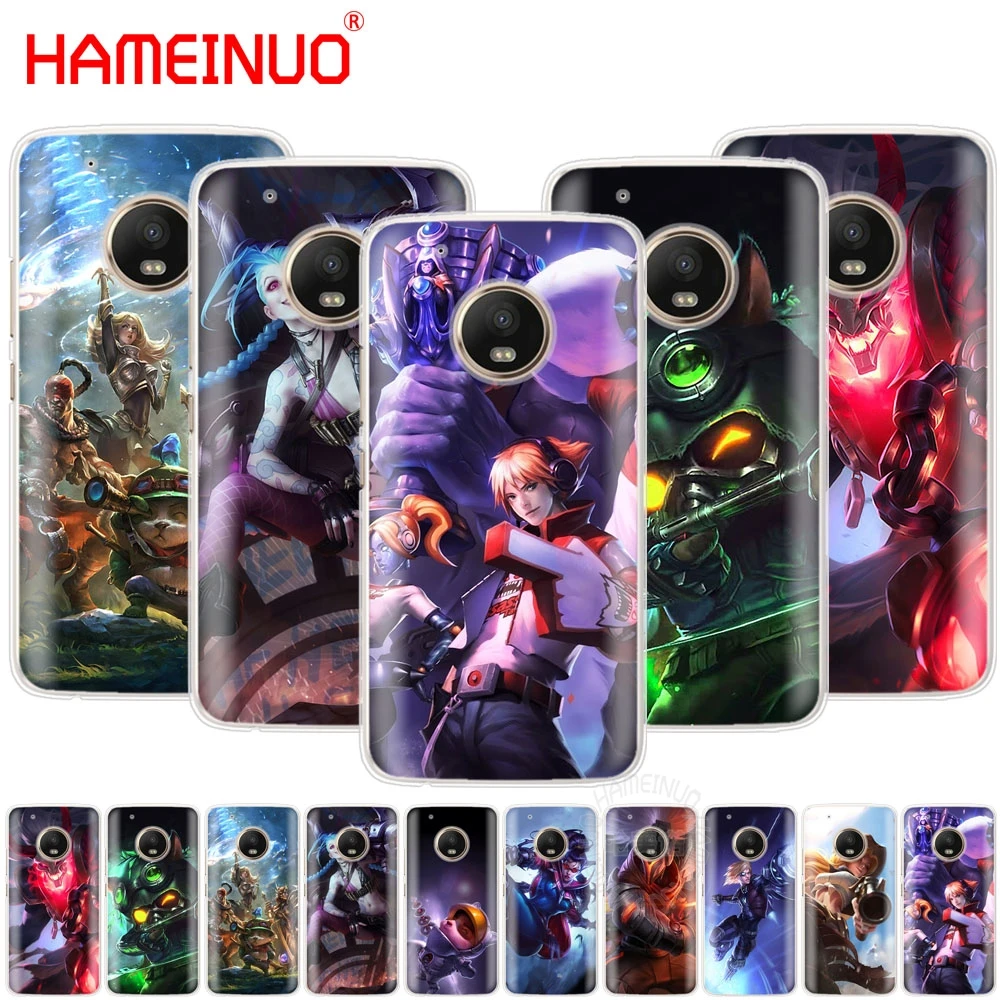 Чехол для телефона HAMEINUO League of Legends Teemo Ezreal Motorola Moto X4 E4 C G6 G5 G5S G4 Z2 Z3 PLAY PLUS|Бамперы| |