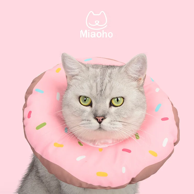 

Waterproof and dirty-resistant soft Cone of shame cat anti-bite humiliation ring sterilization operation to prevent licking