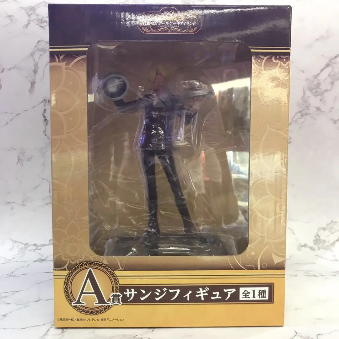 Аниме One Piece Sanji Chef Cooker черный/белый костюм ПВХ фигурка коллекционные модели