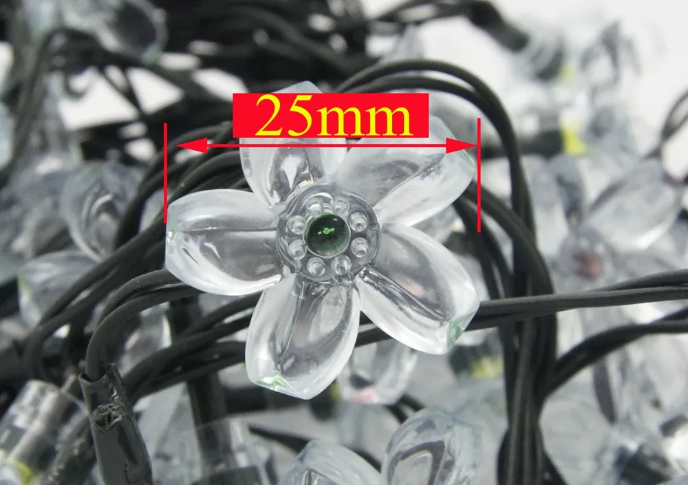 Solar Fairy Holiday String Lights 21ft 50 LED Multi-color Gardens Christmas Trees Halloween Lights Decoration IndoorOutdoor Use (10)
