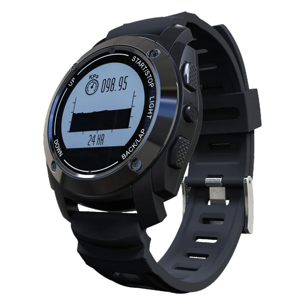 S928 GPS Smart Sports Watch Heart Rate Air Temperature Pressure Height