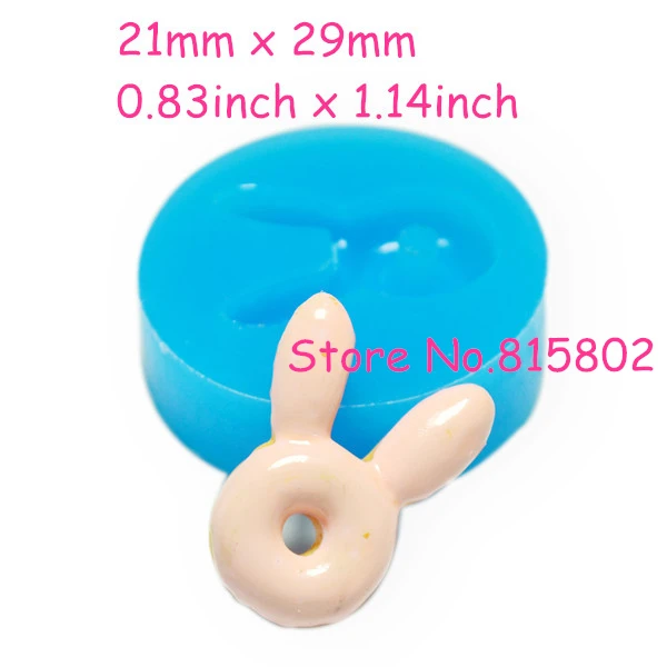 Free Shipping TYL051U Cream Bunny Rubbit Donut Doughnut Mold Flexible Silicone Mold 29mm Free Shipping TYL051U Cream Bunny Rubbit Donut Doughnut Mold Flexible Silicone Mold 29mm