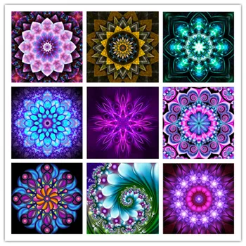 

5D DIY Full Diamond Embroidered Beautiful Colorful Flower Fantasy Series Diamond Painting Cross Stitch Mosaic Decoration