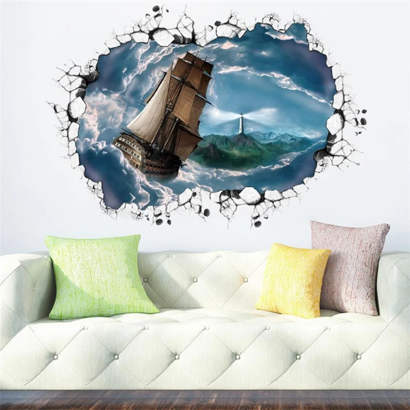  Removable Wall Sticker Adornment Wall Glass Window Decoration Removable Waterproof Non-toxic Room Decor C0409#30               05