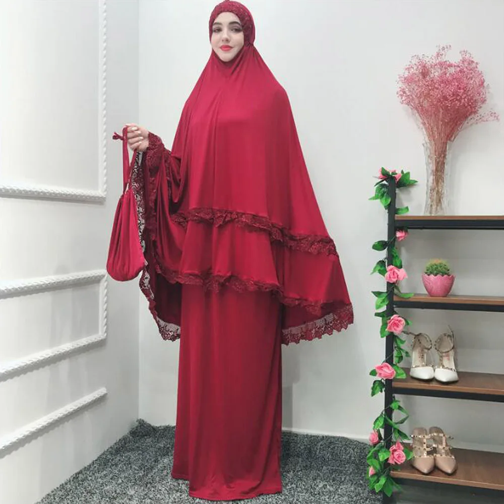 Рамадан ислам ic Макси платье Абая, головной платок халат Дубай, Турция исламский, мусульманский Арабская одежда женская Qatar Caftan молитвенная