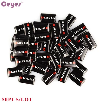 

Auto Car-Styling Small Decorative Decals Sticker Case For Nissan Nismo Tiida Teana Skyline Juke X-trail Emblem Badge Car Styling