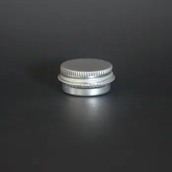 

5g/ml Empty Aluminum Jars Refillable Cosmetic Bottle Ointment Cream Sample Packaging Containers Screw Cap