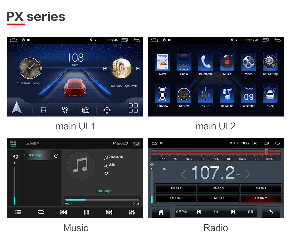 Perfect 4G LTE Android 9.0 car gps multimedia video radio player in dash for Suzuki S-cross 2014 null 2017 years navigation stereo 15