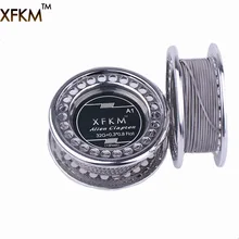 XFKM NI80/A1/316 5m/roll Alien fused Clapton for RDA RBA Rebuildable Atomizer Heating Wires Coil Tool Alien Clapton Heating Wire
