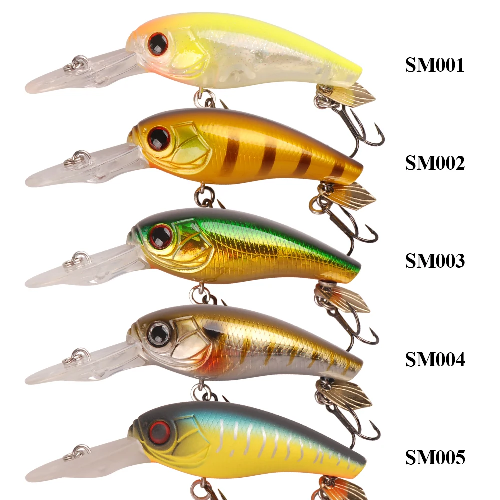 TAF Crankbait 5 8 см 11 г рыболовные приманки плавающие 2 0 м Кривошипные крючки Isca
