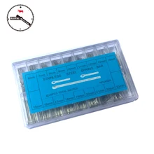 360 шт./кор. Нержавеющая сталь ремешок для наручных часов разъем шплинт набор 7 мм до 23 мм ремешок для часов соединительных штифтов запасные части