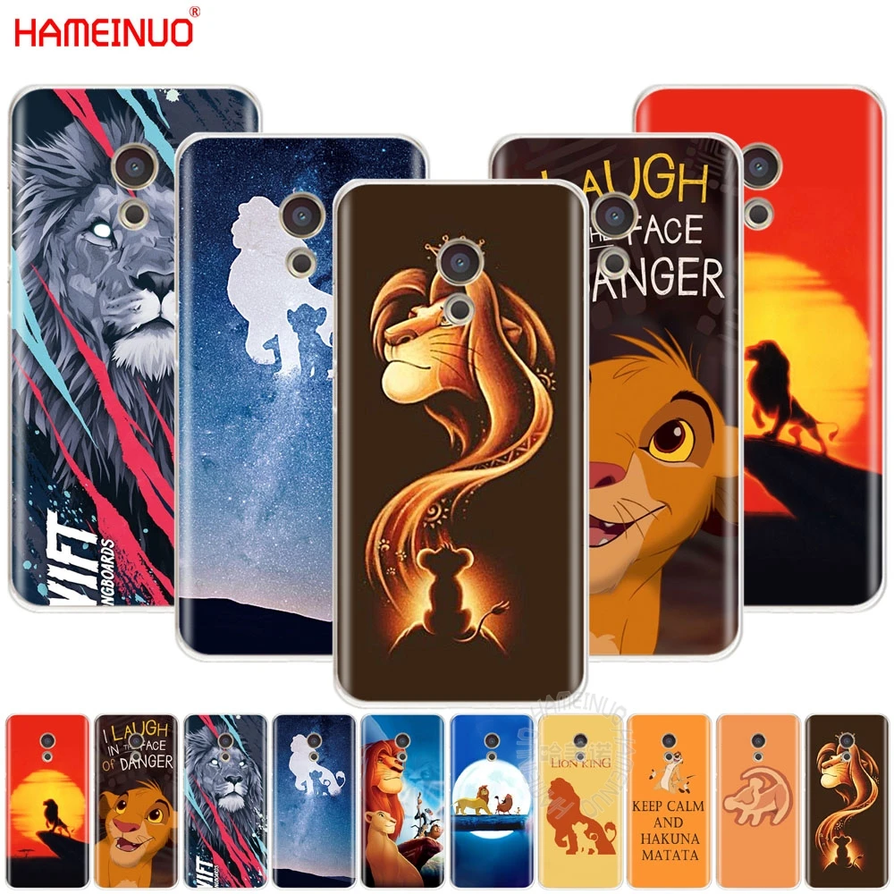 

HAMEINUO the lion king animal Cover phone Case for Meizu M6 M5 M5S M2 M3 M3S MX4 MX5 MX6 PRO 6 5 U10 U20 note plus