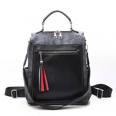 Бренд CHALLEN, модный женский рюкзак, Повседневный, Лучший женский рюкзак, летний рюкзак, женский, для девочек, дорожная сумка, рюкзак, сумки Mochila - Цвет: Black