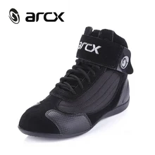 ARCX Motorcycle Boots Moto Riding Boots Genuine Cow Leather Motorbike Biker Chopper Cruiser Touring Ankle Shoes Motorcycle Shoes