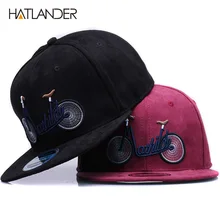 [HATLANDER] Новинка, повседневные замшевые бейсболки для мужчин и женщин с вышивкой, шапки в стиле хип-хоп, бейсболки для мальчиков и девочек