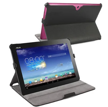 

Slim Heat Setting Flip Stand PU Leather Skin Cover Funda Case For ASUS MeMO Pad 10 ME102A ME102 K00F 10.1" Tablet + Film + Pen
