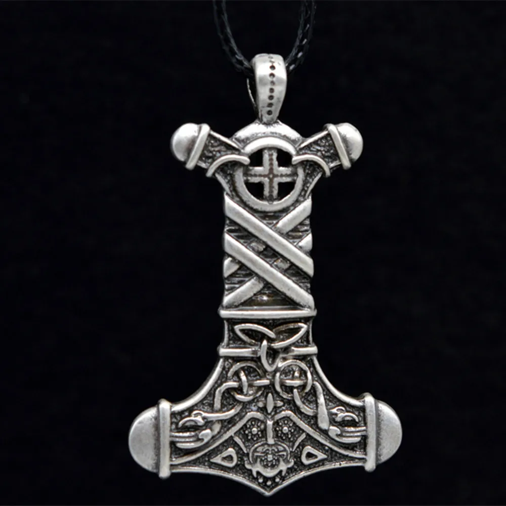 Viking Norse Gothic Thor Hammer Necklace MJOLNIR NORSE VIKING GOD