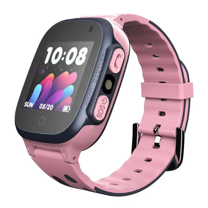 DS62 Детские Смарт часы телефон камера Сенсорный экран SOS Вызов gps-локатор - Цвет: Розовый