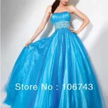 Дизайн vestido де феста Formales Элегантный бал besding голубой девушка партии платье дешевые Платья Quinceanera