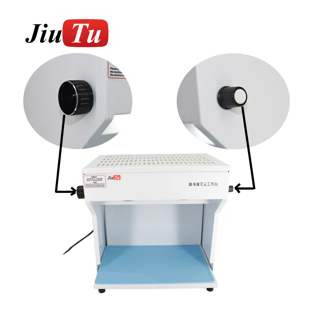 

New Mini Dust Free Room Work Table Phone LCD Repair Machine Cleaning Room with Mat Tools 220V Jiutu