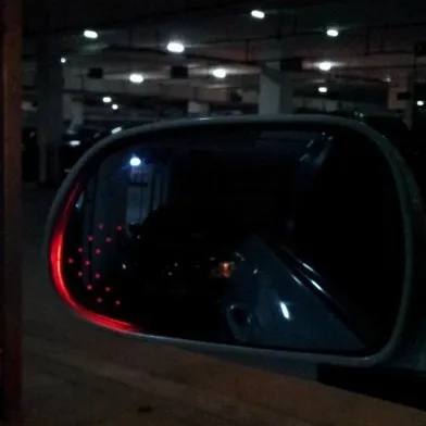 forImperial British GC7 LED lights SC6 large hyperbolic anti glare rearview mirror blue mirror reflection lens