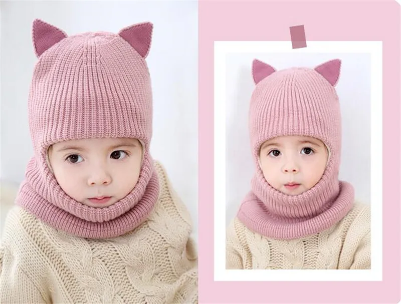 kids hat with scarf (7)