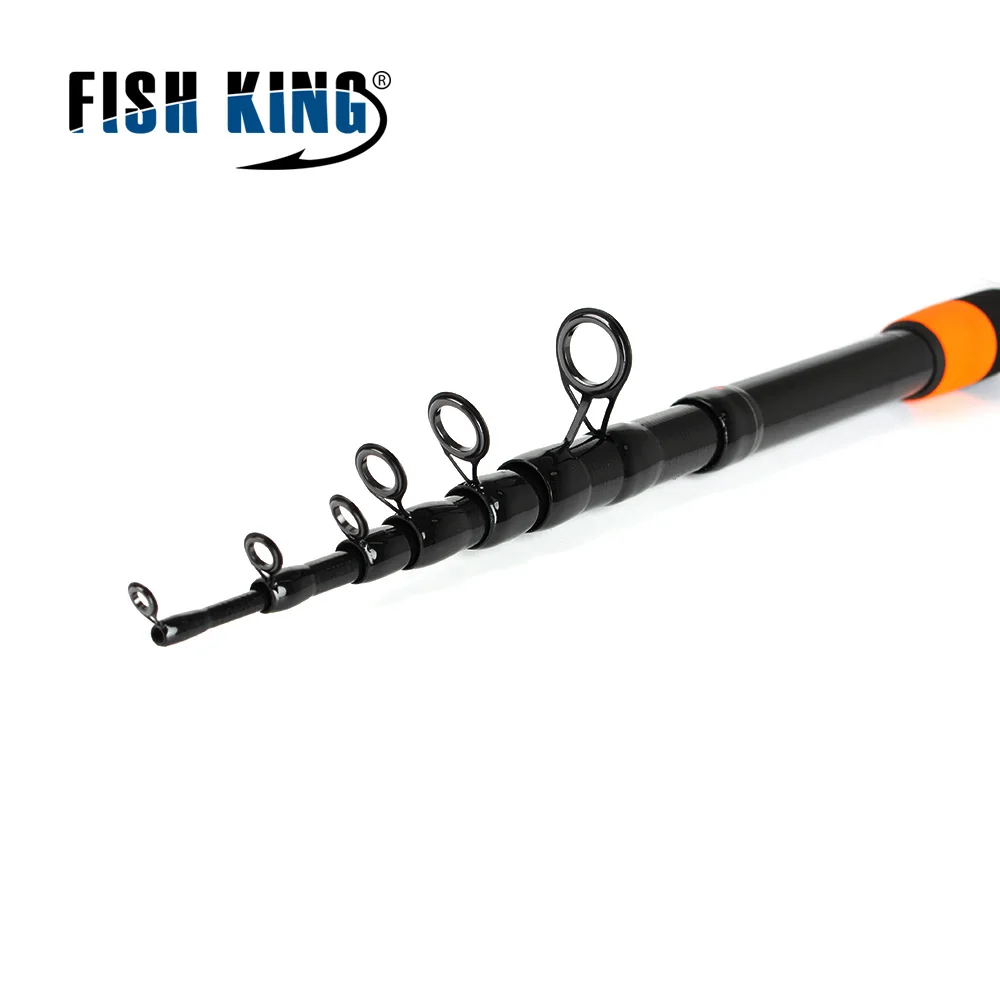 Рыболовная телескопическая удочка Fish King 24T 3 0 9 м 2 секции вес 120 г Сверхтяжелая 60%