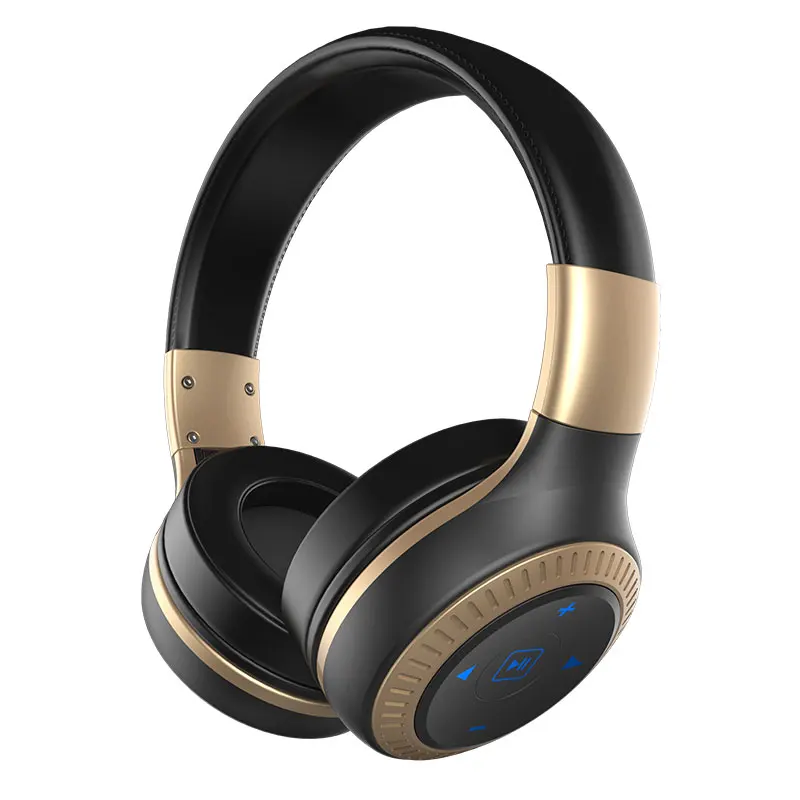 ZEALOT B20 Hi-Fi стерео Bluetooth наушники Беспроводная гарнитура супер бас над ухом Handsfree с микрофоном - Цвет: Gold