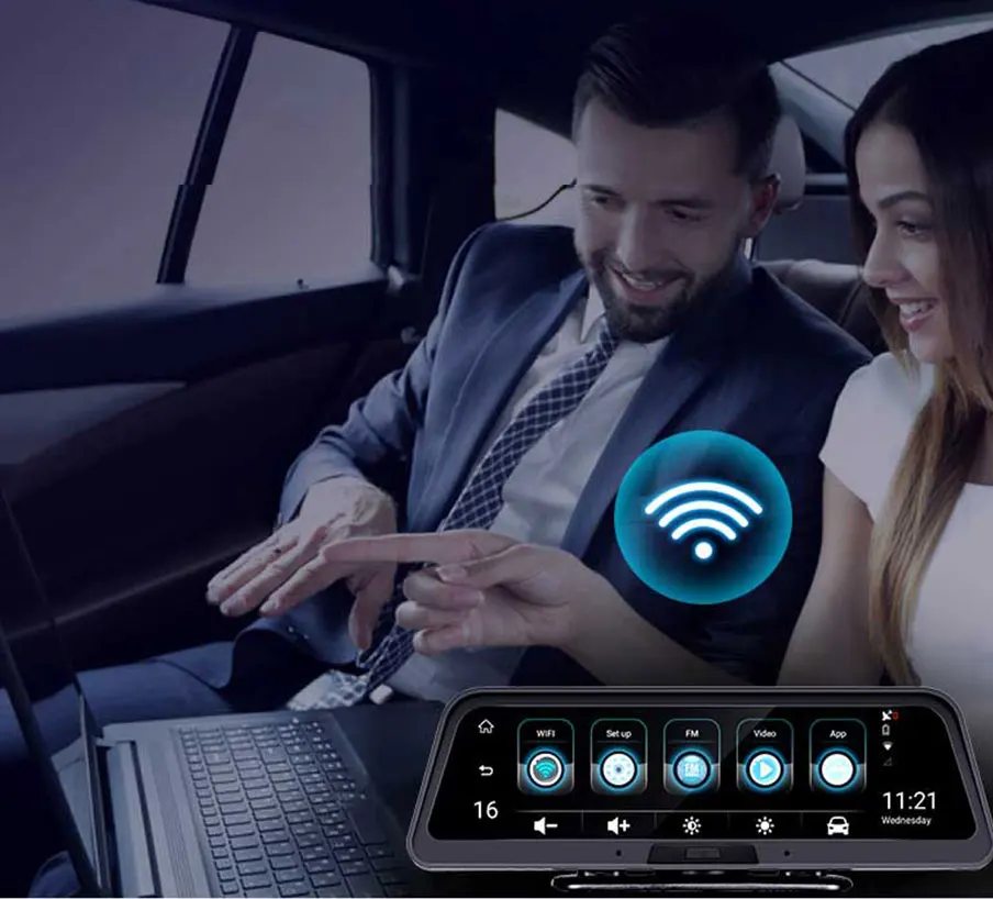 4G ADAS Автомобильный видеорегистратор 1" ips экран с камерой заднего вида Android 5,1 gps Navi Wifi 1080P видеорегистратор видеомагнитофон Монитор парковки