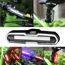 Стиль 5 режимов ночник 15лм/10лм горный велосипед велосипедный ночной USB Перезаряжаемый Предупреждение свет задний фонарь безопасности велосипеда