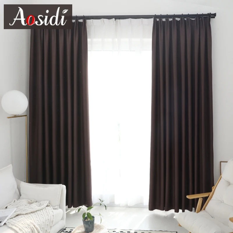 Modern Blackout Curtains For Living Room Bedroom Window