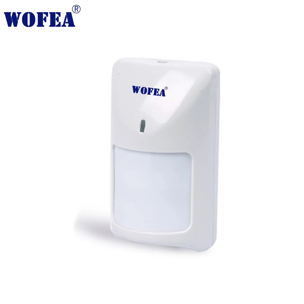 keypad ring alarm wofea motion Detector Wired type PIR Sensor infrared detector switch with NO NC output 12V led warning lights