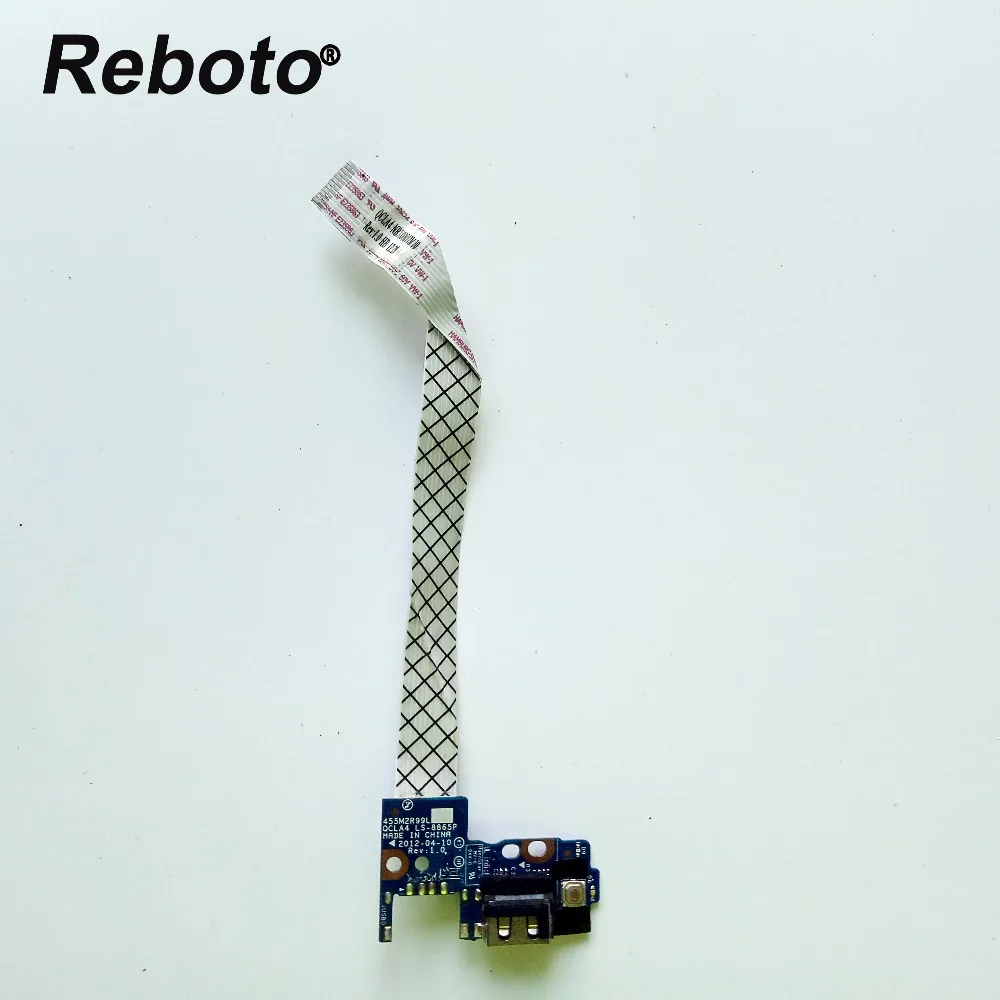 Reboto оригинал для Samsung NP350V5C NP355V5C NP350V5X Кнопка питания USB плата с кабелем 455M2R99L QCLA4 LS