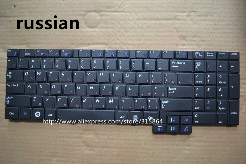 Клавиатура для ноутбука samsung P580 R517 R523 R528 R530 R540 R618 R620 RV510 508 R538 | Компьютеры и офис