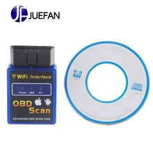Новейший Wi-Fi bluetooth OBD2 Интерфейс Can-Bus сканер ELM 327 OBD II поддерживает Android/IOS/PC системы OBD2 диагностический инструмент