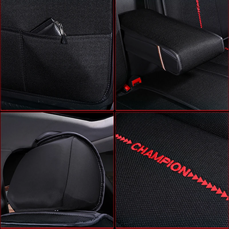 KADULEE Auto FLAX car seat cover For lexus rx 200 rx470 rx 570 peugeot rifter volvo v70 c30 mitsubishi grandis car set covers